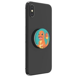 Telefono laikiklis su Charmander piešiniu, ištraukiamas stovas Popsockets