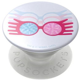 Telefono laikiklis su Luna Lovegood akiniais, baltas Popsockets