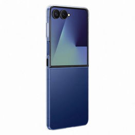 Dėklas skaidrus plastikinis Samsung Galaxy Z Flip7 telefonui – Samsung