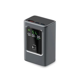 Išorinė baterija pilka su LCD ekranu 10000mAh 35W SBS