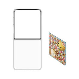 Dėklas telefonui skaidrus su keičiamu dizainu Samsung Galaxy Z Flip7 Flipsuit