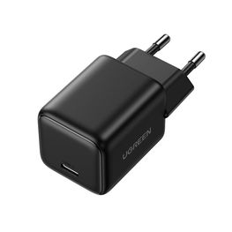 Kroviklis su USB-C jungtimi 20W juodas greitam įkrovimui