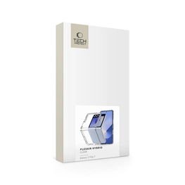 Dėklas skaidrus telefonui Samsung Galaxy Z Flip 7 su apsauga