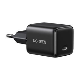 Kroviklis su USB-C jungtimi, 30W galia, juodas, su laidu –