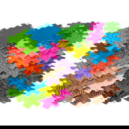 Ortopedinis sensorinis kilimėlis vaikams, dėlionė 26+4 vnt. Royal Puzzle