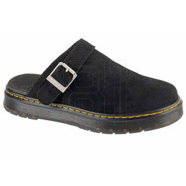 Mulos tipo juodi zomšiniai batai su sagtimi Dr. Martens