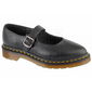 Odiniai juodi Mary Jane batai su sagtimi kasdienai Dr. Martens