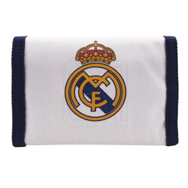 Piniginė balta su Real Madrid“ logotipu kasdienai RM6CAR11