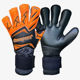 Vartininko pirštinės vaikams oranžinės su lipduku 4keepers