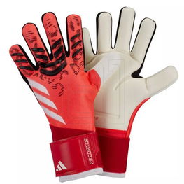 Vartininko pirštinės vaikams raudonos su paminkštinimu adidas