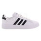 Laisvalaikio batai balti su juodomis detalėmis kasdienai adidas (SW1176772)
