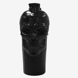 Plaktuvė sportui juoda kaukolės formos 700 ml JNX Sports