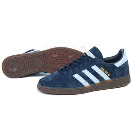 Laisvalaikio batai tamsiai mėlyni zomšiniai su guma adidas