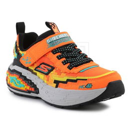 Laisvalaikio batai vaikams oranžiniai su lipuku Skechers Mega-Craft 4K