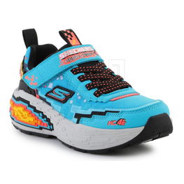 Vaikiški laisvalaikio batai mėlyni su lipuku Skechers Mega-Craft