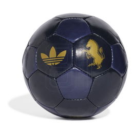 Futbolo kamuolys tamsiai mėlynas su auksiniais logotipais treniruotėms adidas