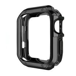 Apsauginis laikrodžio rėmelis juodas Apple Watch 44 mm serijoms 4–SE
