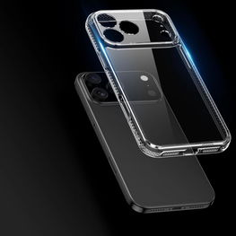 Dėklas skaidrus telefonui iPhone 17 Pro Max su apsauga Clin
