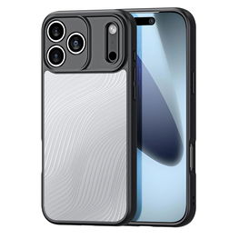 Dėklas telefonui juodas su reljefiniu paviršiumi iPhone 17 Pro Max Aimo