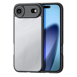 Dėklas telefonui juodas su baltu reljefiniu paviršiumi iPhone 17 Air Aimo