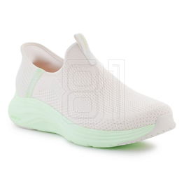 Laisvalaikio batai moterims balti su orui laidžiu tinkleliu Skechers