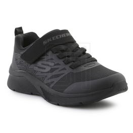 Vaikiški juodi sportiniai batai su lipuku kasdienai Skechers