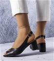 Juodos spalvos elegantiški sandalai Grimard