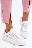 Patogūs moteriški sportiniai batai GOE Baltai smėlio spalvos