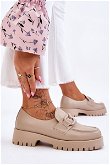 Madingi odiniai batai smėlio spalvos Rayhan