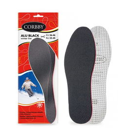 Corbby ALU BLACK trisluoksniai vidpadžiai su aliuminio folija