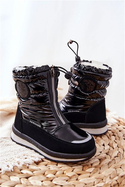 Vilnoniai sniego batai Black Lucia