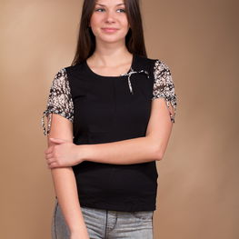Palaidinė Flora juoda