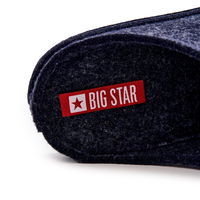 Klasikinės vyriškos šlepetės Big Star Tamsiai mėlynos (BSB22731)
