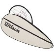 Wilson Premium Tennis Cover WR8027701001 raketės krepšys