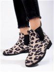 Guminiai batai leopardo rašto spalvos