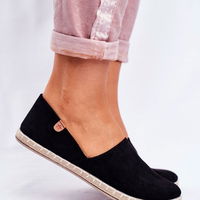 Veliūrinės espadrilės juodos Vulcano (BSB12029)