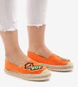 Oranžinės espadrilės