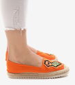 Oranžinės espadrilės