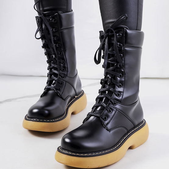 Juodos spalvos glans batai Redel (GRM17595)