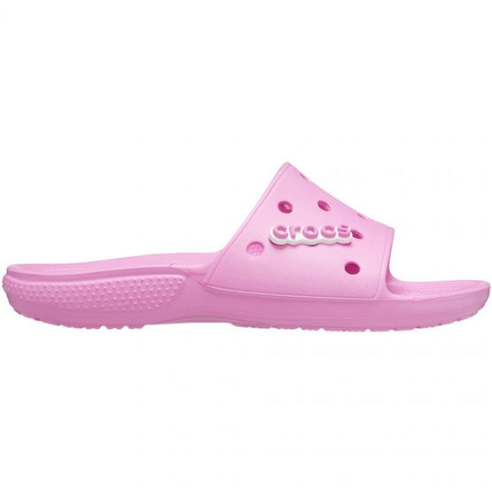 Guminės rožinės moteriškos šlepetės Crocs