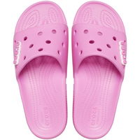 Guminės rožinės moteriškos šlepetės Crocs