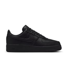 Laisvalaikio batai juodi odiniai su amortizacija Nike Air Force 1