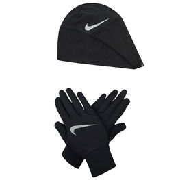 Nike Wmns Essential Running kepurės ir pirštinių rinkinys