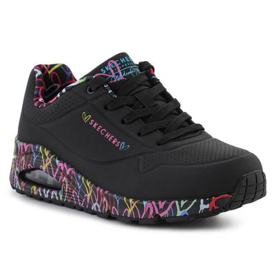 Skechers Uno Loving Love W 155506-BBK batai