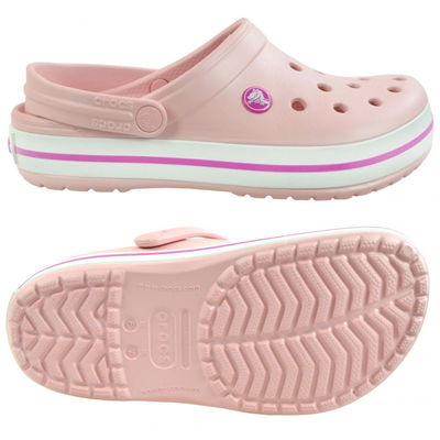 Crocs Crocband šlepetės rožinės spalvos 11016 6MB