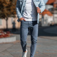 Vyriški džinsai - tamsiai mėlyni