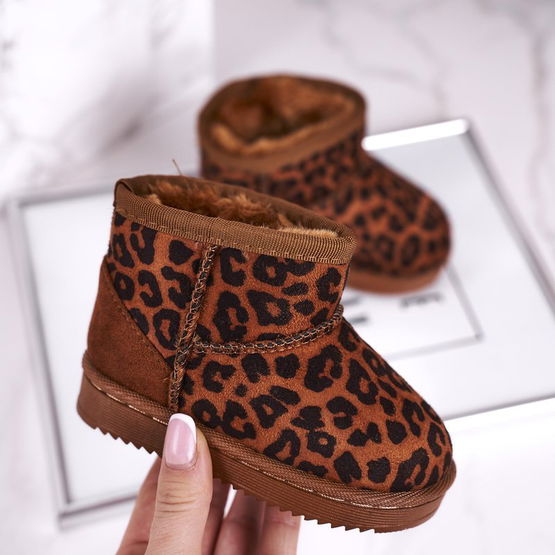 Vaikiški šilti sniego batai Leopard Gooby (BSB12946)
