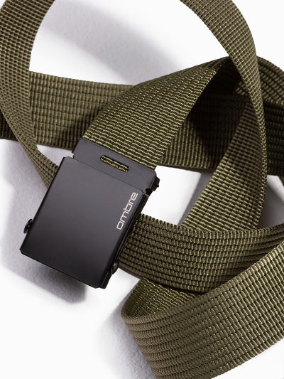 Mens sackcloth belt A030 - green