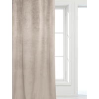 Veliūrinė užuolaida Soft Velvet 140x250 - smėlio spalvos