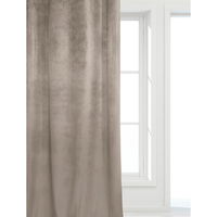 Veliūrinė užuolaida Soft Velvet 140x250 - tamsiai smėlio spalvos
